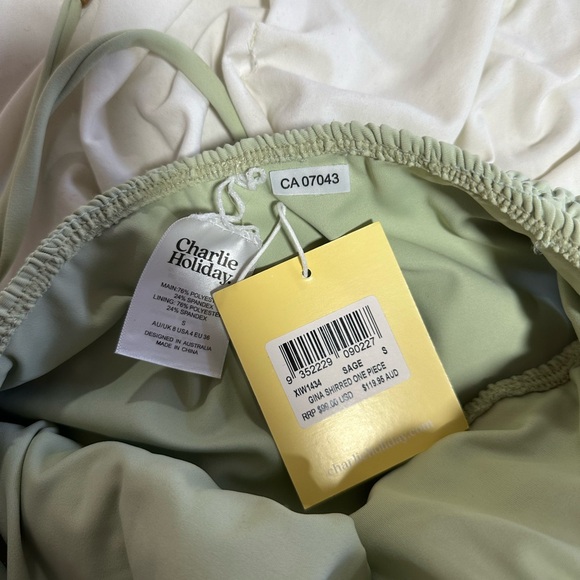 Anthropologie Charlie Holiday Sage One Piece - Picture 7 of 7